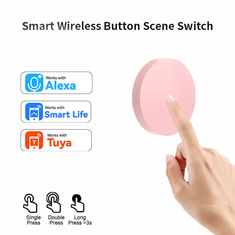Diy Electronics Button - ZigBee Smart Wireless Button Scene Switch