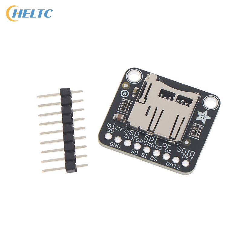 Sd Card Module Spi - Black 4682 Adafruit Micro SD SPI