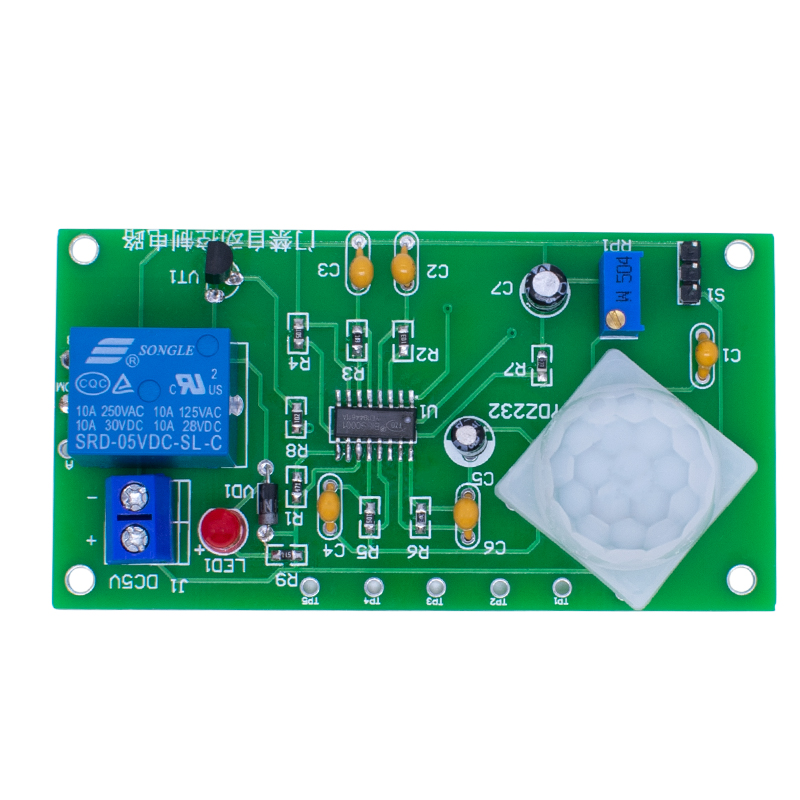 Electronics Diy Pcb Design Projects - Infrared Pyroelectric Human Body Sensing Switch