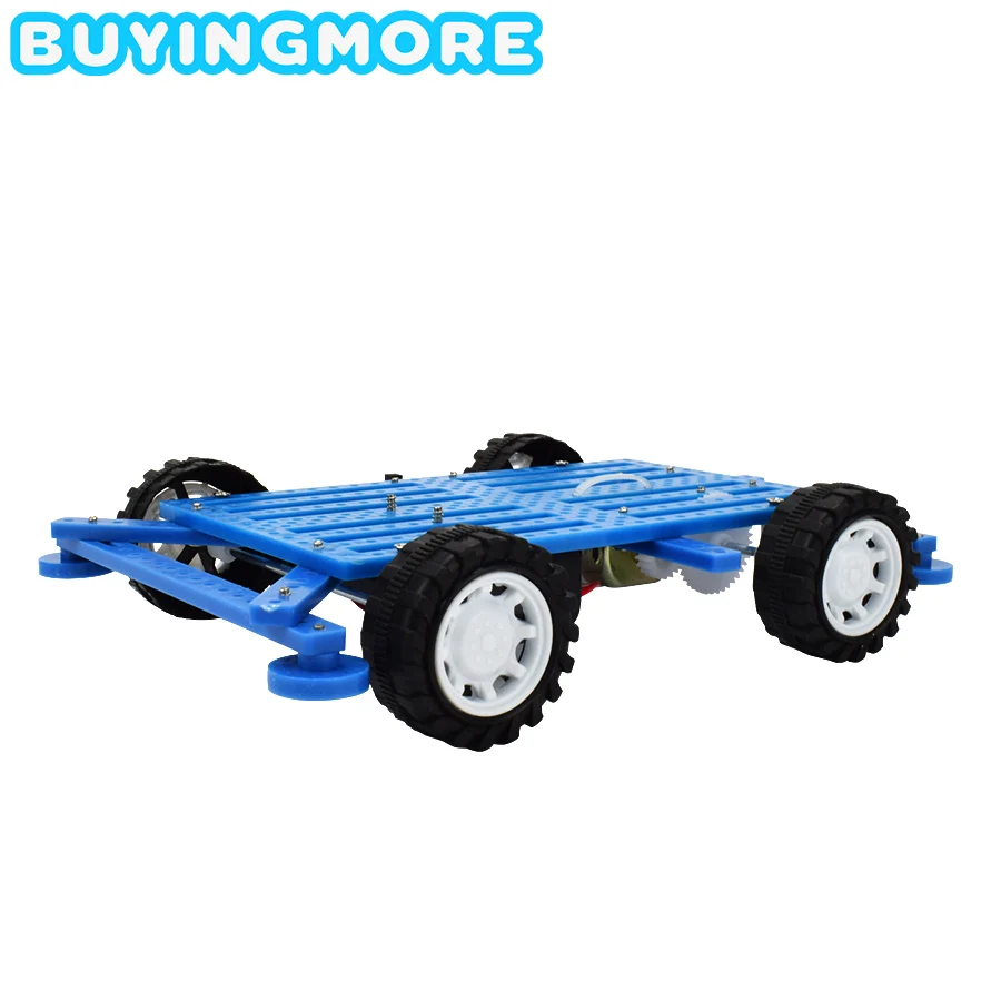 Diy From Old Electronics - Electronic Kit 4WD Toy Kids Science