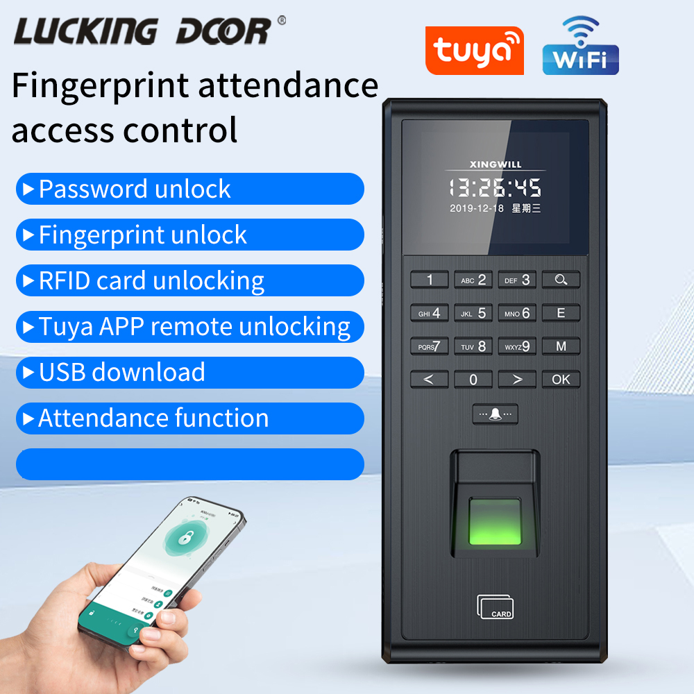 Diy Electronics Button - Tuya Smart Biometric Fingerprint Recognition Time