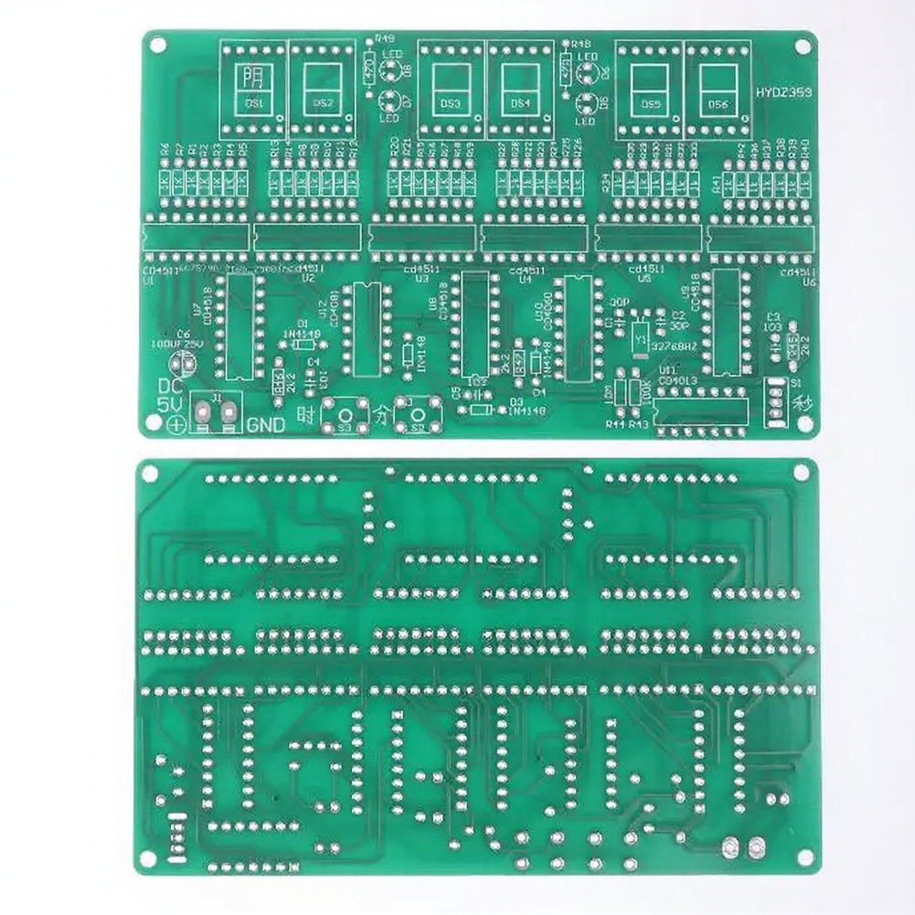 Diy Electronics Projects For Students - 6 Digit DIY Clock Kit for