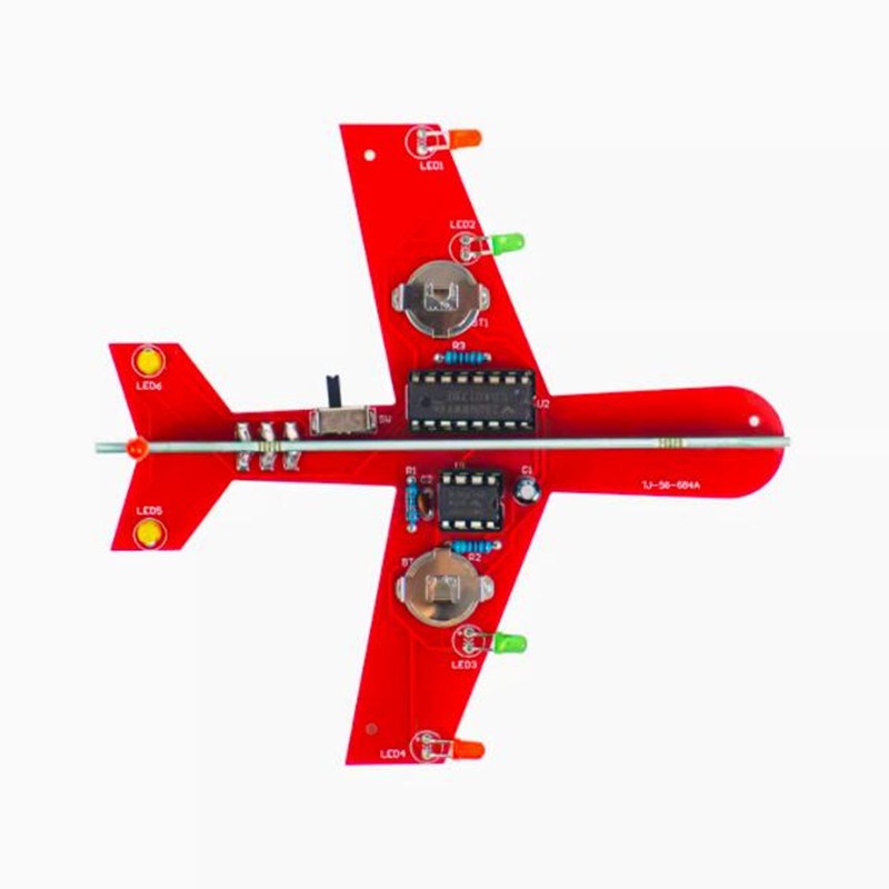 Diy Electronics Projects For Students - DIY Airplane Electronic Kit LED Flashing