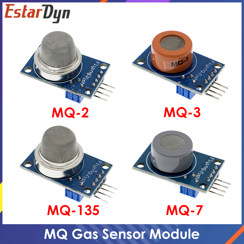 Diy Analog Electronics - MQ-2 MQ-3 MQ-7 MQ-135 Detection Smoke