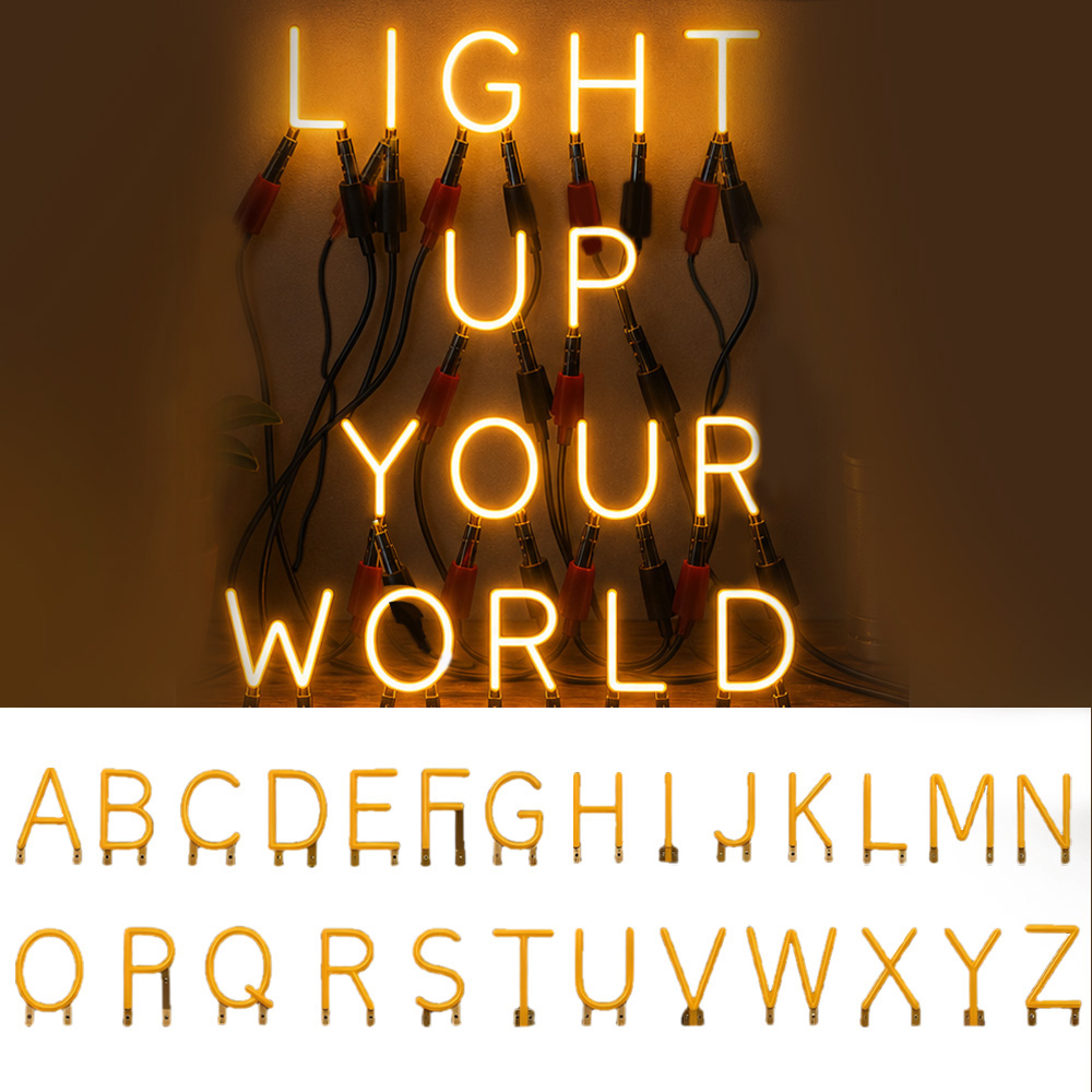 Diy Electronics News - Freely Arrangeable 26 Letters LED Filament