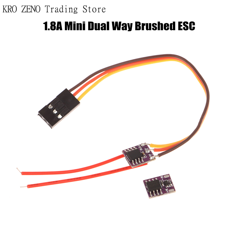 🔝1S 1.8A Dual Way Brushed ESC  - огляд і ціна Diy Electronics Motor
