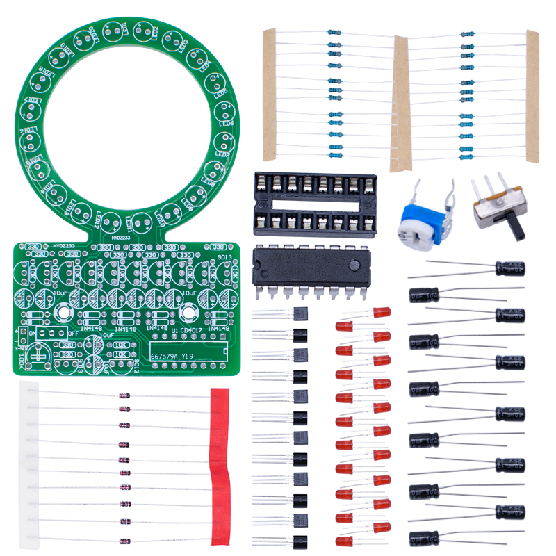 CD4017 Ring Gradient LED Flowi - огляд і ціна Diy Electronics Projects For Students