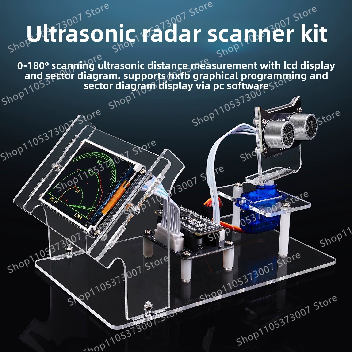 Analog Ultrasonic Radar Scanne - огляд і ціна Diy Analog Electronics