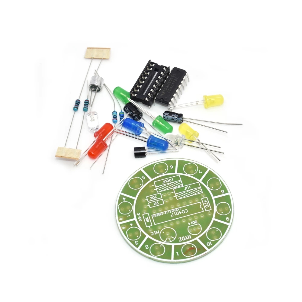 CD4017 colorful voice control  - огляд і ціна Diy Electronics News