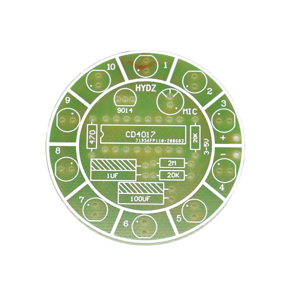 CD4017 colorful voice control  - огляд і ціна Diy Electronics News