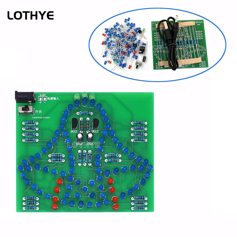 DC 3-5V LED Light Swing Wind C - огляд і ціна Diy Analog Electronics