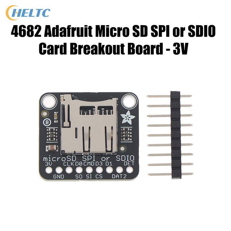 Black 4682 Adafruit Micro SD S - огляд і ціна Sd Card Module Spi