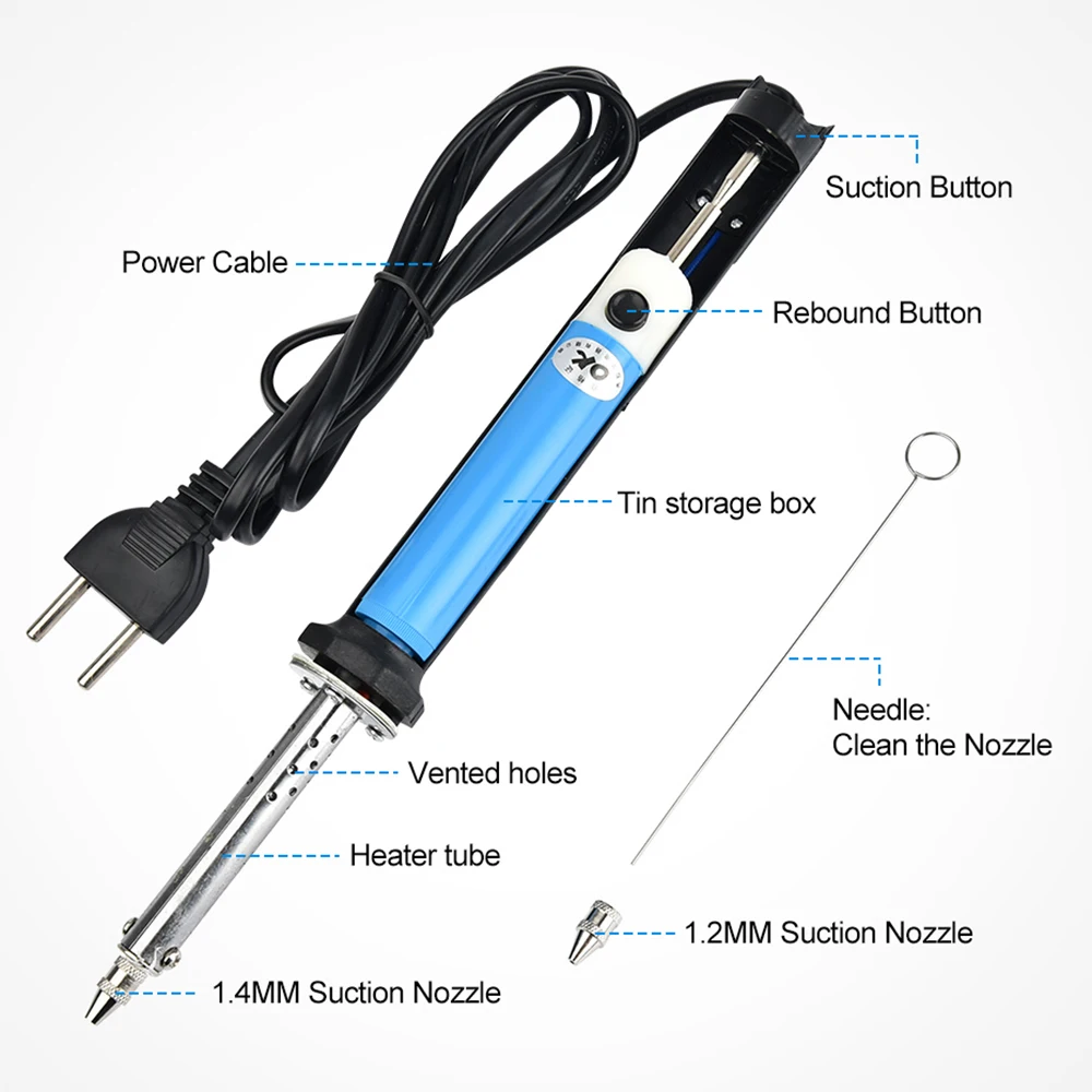 2 In1 Electric Tin Suction Suc - огляд і ціна Desoldering Pump Solder