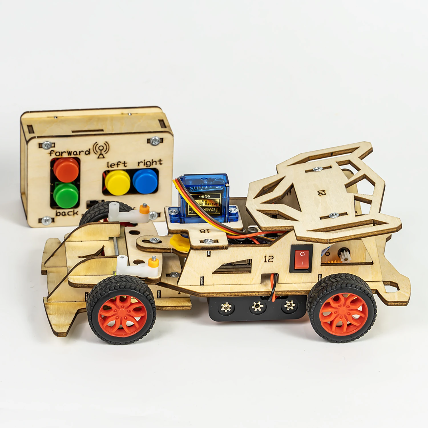 DIY Remote Control Steering Ca - огляд і ціна Diy Electronics Projects For Students
