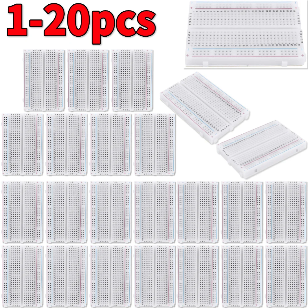 1-20pcs 400 Tie Points Solderl - огляд і ціна Diy Analog Electronics