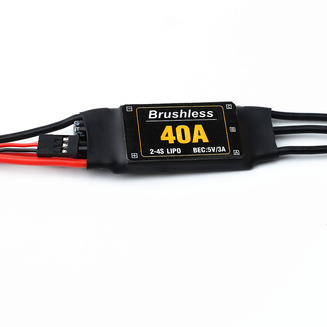 40A Brushless ESC  2-4S Electr - огляд і ціна Diy Electronics Motor