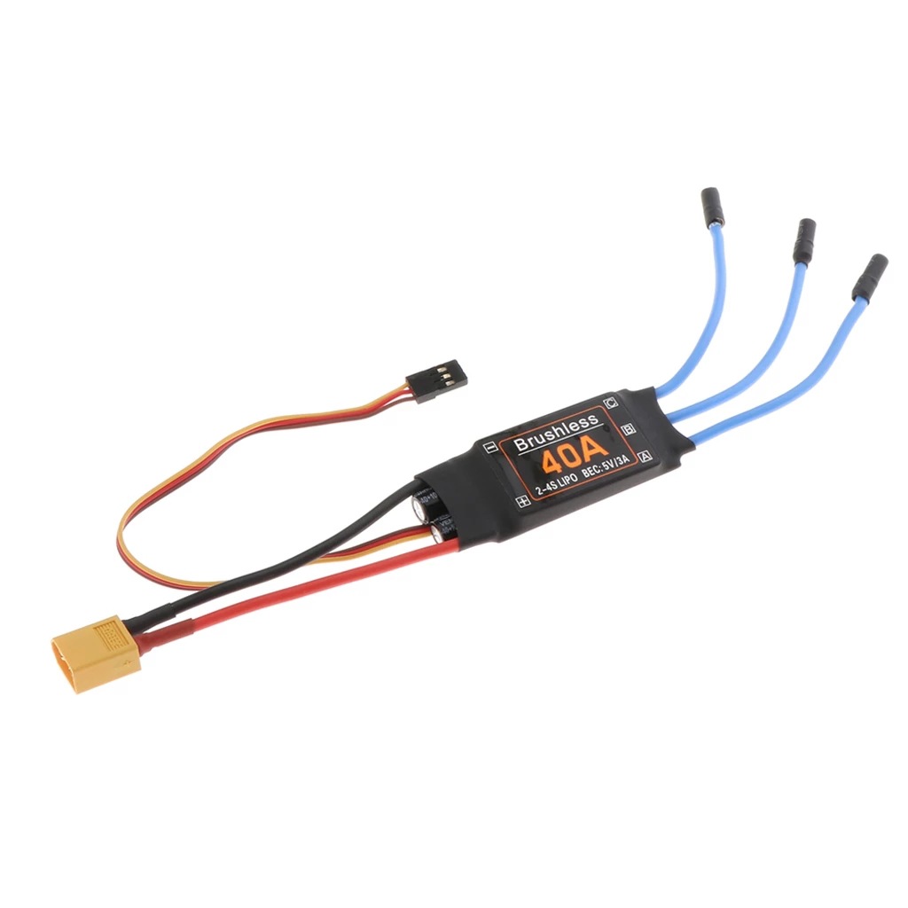40A Brushless ESC  2-4S Electr - огляд і ціна Diy Electronics Motor