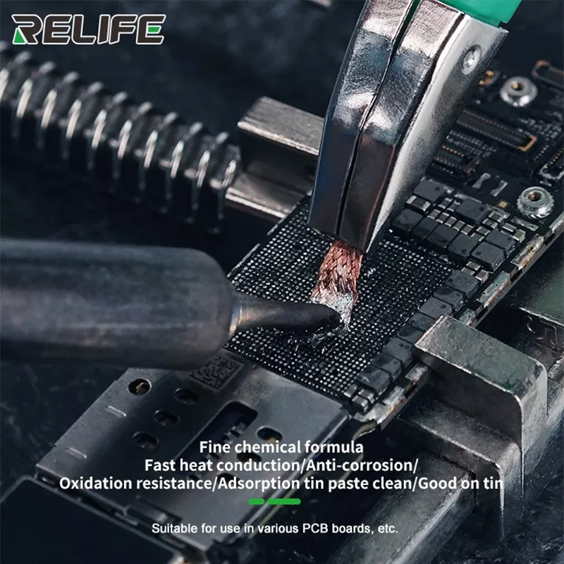 RELIFE desoldering mesh anti-h - огляд і ціна Desoldering Pump Solder
