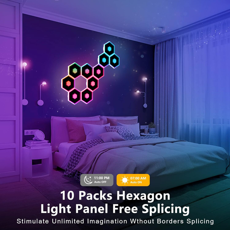 New RGB Tuya Hexagonal Quantum - огляд і ціна Diy Electronics News
