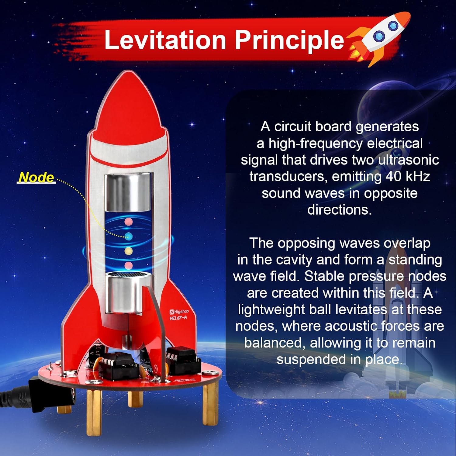 DIY Ultrasonic Levitation Elec - огляд і ціна Diy Electronics Projects For Students