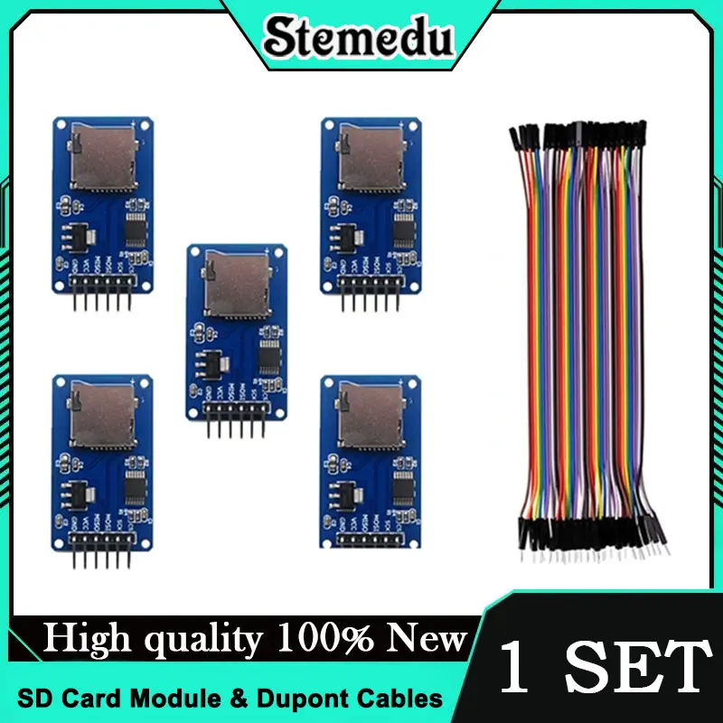 5PCS Micro SD Card Module With - огляд і ціна Sd Card Module Spi