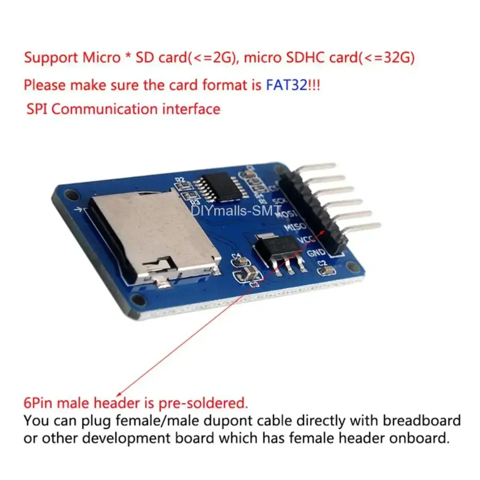 5PCS Micro SD Card Module With - огляд і ціна Sd Card Module Spi