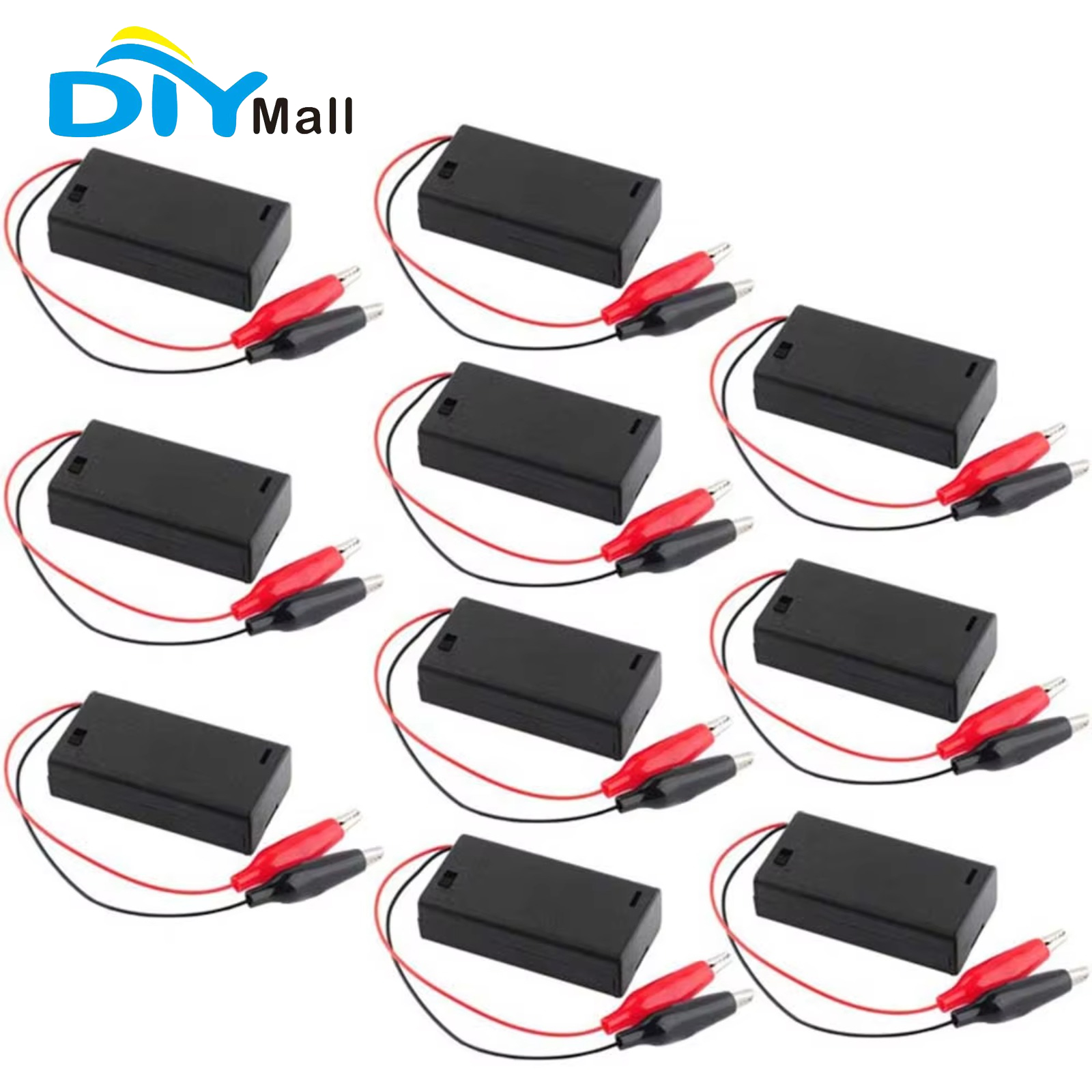 10 Sets AA Battery Box with Sw - огляд і ціна Diy Innovative Electronics