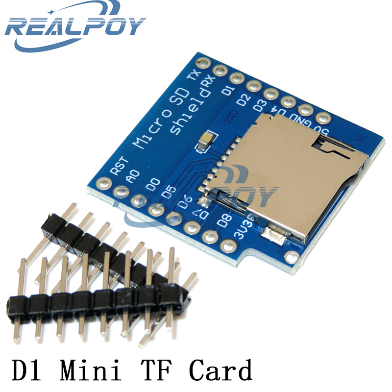 D1 Mini TF Card Module Micro S - огляд і ціна Sd Card Module Spi